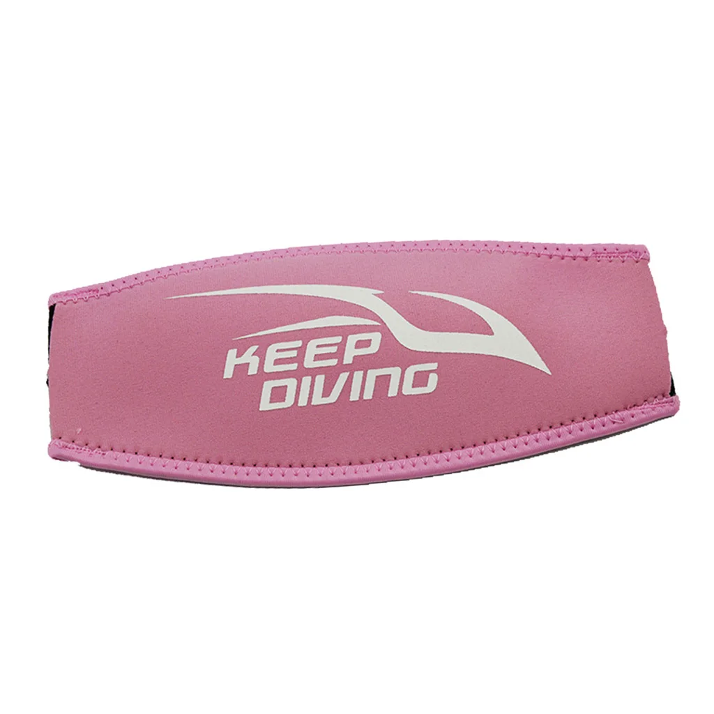 1 Pcs Pink Comfort Neoprene Diving Mask Strap Cover Dive Glasses Belt Hair Protect for Scuba Diving Snorkeling Ladies Girls
