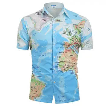 Summer Men Shirt Short Sleeve Slim Fit Shirts Fashion Mens 3D World Map Print Shirt Streetwear Camisa Social Drop shipping c
Summer Men Shirt Short Sleeve Slim Fit Shirts Fashion Mens 3D World Map Print Shirt Streetwear Camisa Social Drop shipping c
