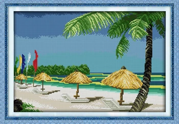 Beach scenery, counted printed on fabric DMC 14CT 11CT Cross Stitch kits,embroidery needlework Sets, Home Decor
Beach scenery, counted printed on fabric DMC 14CT 11CT Cross Stitch kits,embroidery needlework Sets, Home Decor