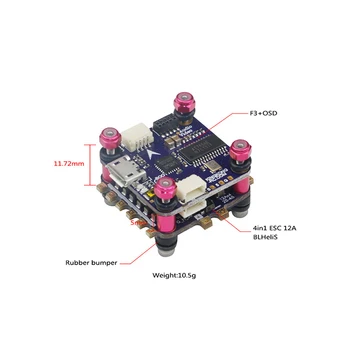 LDARC 20*20 KK For Flytower V2 F3+OSD 4in1 ESC 12A BLHeliS For Indoor Brushless RC FPV Racer Drone Helicopter Quadcopter
LDARC 20*20 KK For Flytower V2 F3+OSD 4in1 ESC 12A BLHeliS For Indoor Brushless RC FPV Racer Drone Helicopter Quadcopter