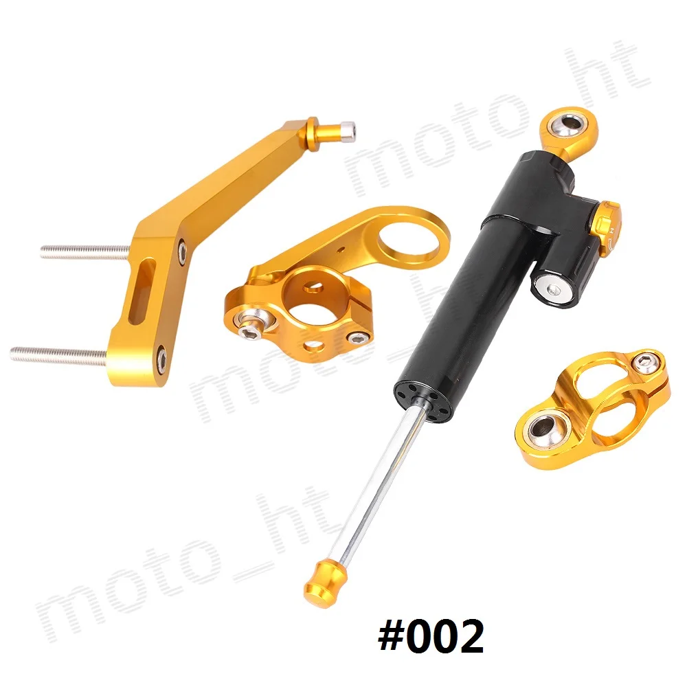 CNCMotorcycle Anodized Steering Damper Stabilizer w/ Bracket Mounting Kit Safety Control For Honda CBR 954RR CBR954RR 2002 2003
CNCMotorcycle Anodized Steering Damper Stabilizer w/ Bracket Mounting Kit Safety Control For Honda CBR 954RR CBR954RR 2002 2003