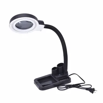 Multi-functional Magnifying Crafts Glass Desk LED Lamp + 5X &10X Magnifier+40 LED Light+Pen Holder New
Multi-functional Magnifying Crafts Glass Desk LED Lamp + 5X &10X Magnifier+40 LED Light+Pen Holder New