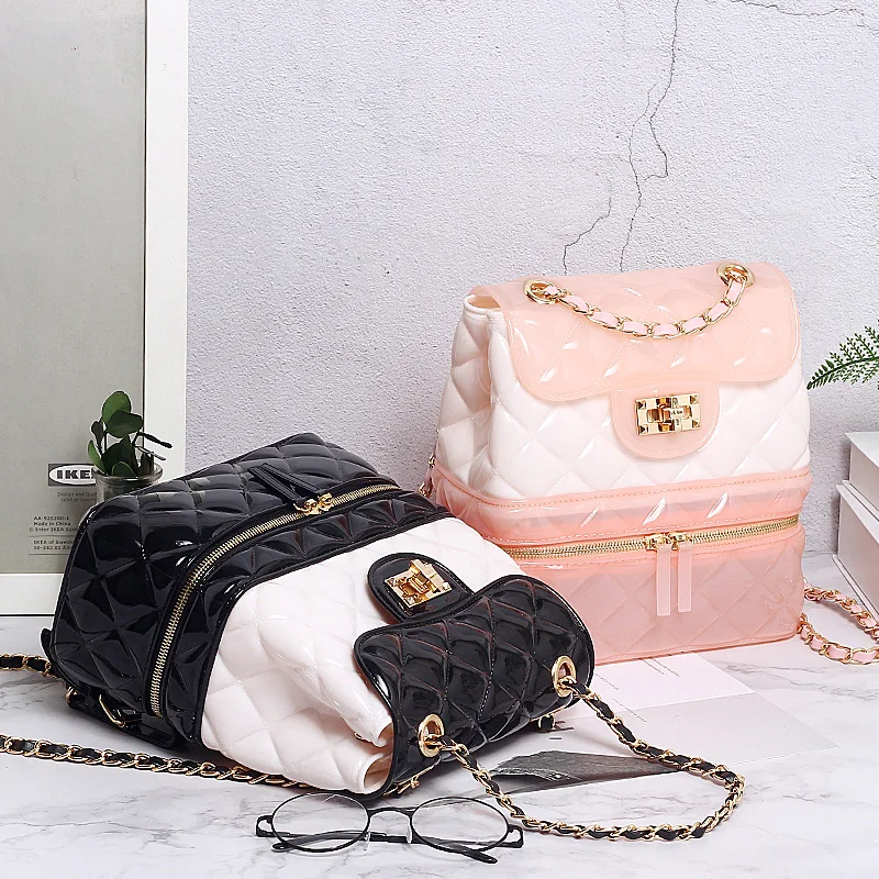 Waterproof Transparent Lattice Women Backpacks Jelly PVC Candy Color Backpacks School Bags For Teenage Girls Travel Bags Mochila
Waterproof Transparent Lattice Women Backpacks Jelly PVC Candy Color Backpacks School Bags For Teenage Girls Travel Bags Mochila