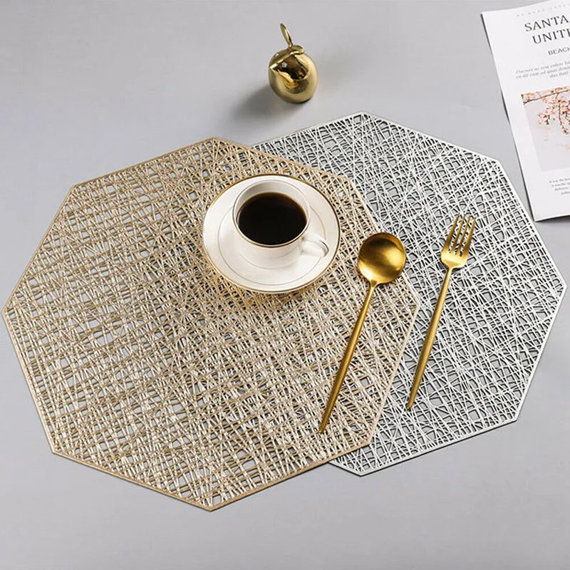 1pc Pads Home Dining Restaurant Octagon Hollow Coaster Cup Coffee Placemats Mats Non-Slip Kitchen Table Decoration Accessories
1pc Pads Home Dining Restaurant Octagon Hollow Coaster Cup Coffee Placemats Mats Non-Slip Kitchen Table Decoration Accessories