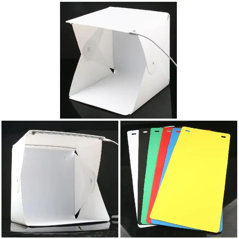 High Quality Mini Folding Studio Diffuse Soft Box Lightbox with LED Light Photography Background Photo Studio
High Quality Mini Folding Studio Diffuse Soft Box Lightbox with LED Light Photography Background Photo Studio