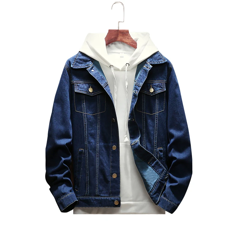 Plus Size 4XL Solid Casual Slim Mens Denim Jacket Bomber Jacket Men High Quality Cowboy Men's Jean Jacket JJ8
Plus Size 4XL Solid Casual Slim Mens Denim Jacket Bomber Jacket Men High Quality Cowboy Men's Jean Jacket JJ8