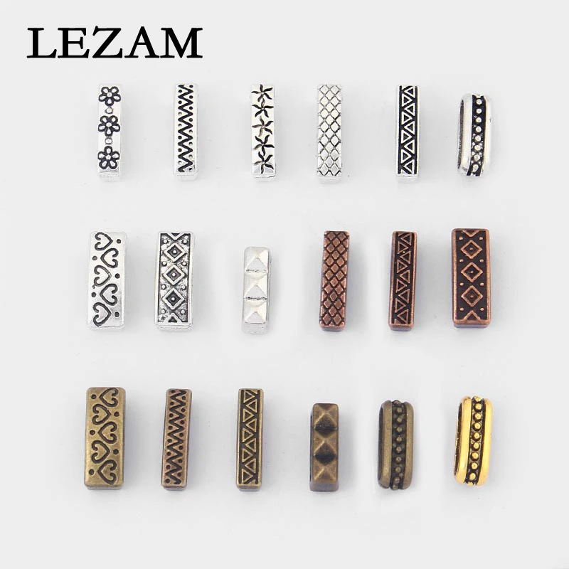 20pcs Antique /Bronze/Copper/Gold Charms Flat Slider Beads Spacer For 10*2mm Flat Leather Cord Jewelry Accessories Bijoux
20pcs Antique /Bronze/Copper/Gold Charms Flat Slider Beads Spacer For 10*2mm Flat Leather Cord Jewelry Accessories Bijoux
