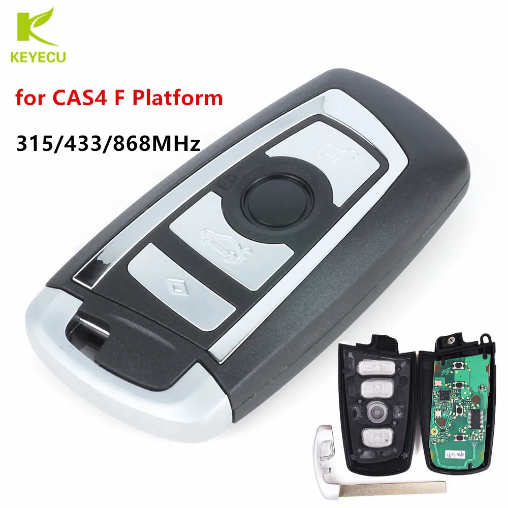 KEYECU New Replacement Remote Car Key Fob 4 Button 7953 Chip for BMW CAS4 F Platform 5 Series / 7 Series 2010-2012 KR55WK49863
KEYECU New Replacement Remote Car Key Fob 4 Button 7953 Chip for BMW CAS4 F Platform 5 Series / 7 Series 2010-2012 KR55WK49863