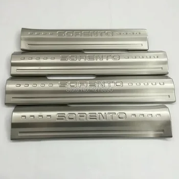 For 2016 2017 Kia Sorento Stainless Interior Door Sill Scuff Plate Protector Trim Kick Guard Pedal Cover Car Styling Accessories
For 2016 2017 Kia Sorento Stainless Interior Door Sill Scuff Plate Protector Trim Kick Guard Pedal Cover Car Styling Accessories