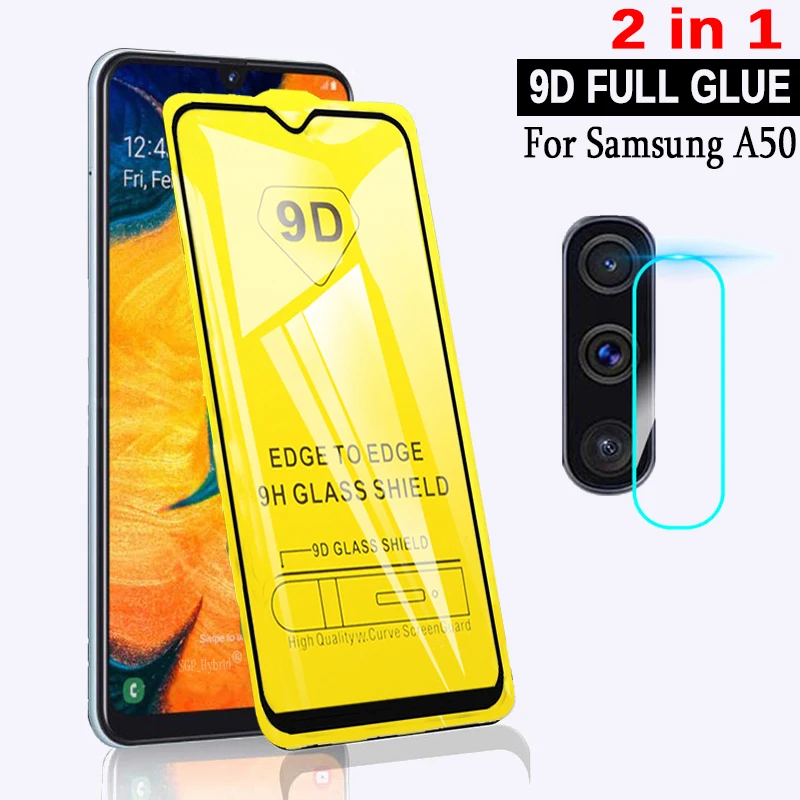 9D Full Glue Screen Protector & Camera Glass For Samsung Galaxy A50 A 50 Tempered Glass On Samsun A50 SM A505F Safety Glass Film
9D Full Glue Screen Protector & Camera Glass For Samsung Galaxy A50 A 50 Tempered Glass On Samsun A50 SM A505F Safety Glass Film