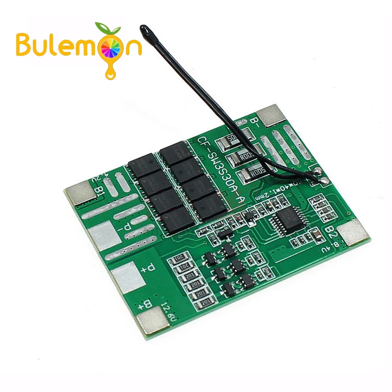 3S 12V 30A Lithium Battery Power Tools 18650 Protection Board LED Lights Solar Street Llight PCB BMS Board
3S 12V 30A Lithium Battery Power Tools 18650 Protection Board LED Lights Solar Street Llight PCB BMS Board
