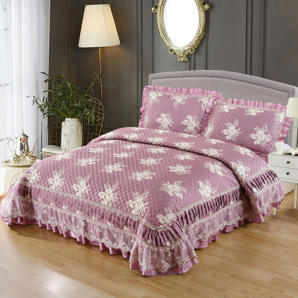 Patchwork Floral Bedspread Queen size Bed cover set Mattress topper Blanket Pillowcase couvre lit colcha Coverlet New
Patchwork Floral Bedspread Queen size Bed cover set Mattress topper Blanket Pillowcase couvre lit colcha Coverlet New