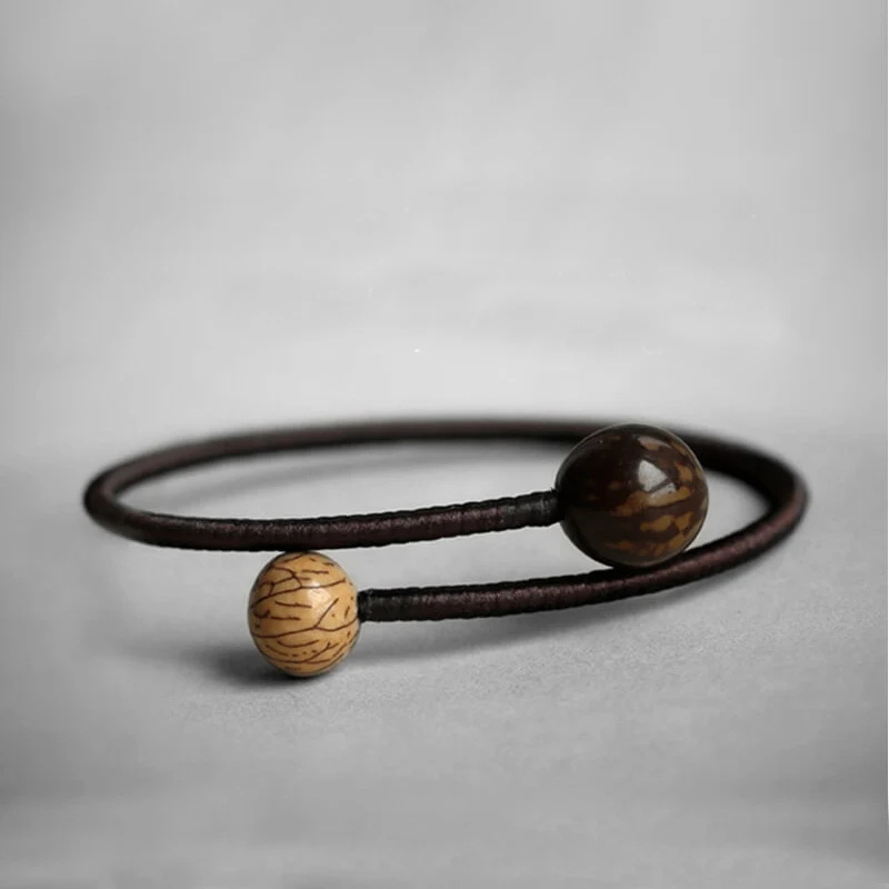 Tibetan Buddhism Bodhi Handmade Rope Braided Simple Special Wooden Bracelet Bangle Yoga Amulet Bracelet for Men and Women
Tibetan Buddhism Bodhi Handmade Rope Braided Simple Special Wooden Bracelet Bangle Yoga Amulet Bracelet for Men and Women
