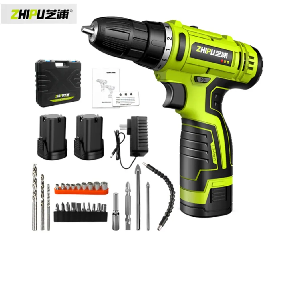 ZhiPu 16.8V Double Speed Electric Drill Mini Power Tools Home Cordless Drill with 2 Batteries Hand Drill Electric Tools+Gift
ZhiPu 16.8V Double Speed Electric Drill Mini Power Tools Home Cordless Drill with 2 Batteries Hand Drill Electric Tools+Gift