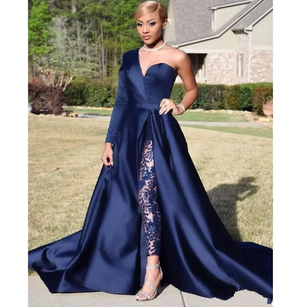 Navy Blue Muslim Evening Dresses 2019 One Shoulder Long Sleeve Formal Dress Islamic Dubai Saudi Arabic Satin Evening Gown
Navy Blue Muslim Evening Dresses 2019 One Shoulder Long Sleeve Formal Dress Islamic Dubai Saudi Arabic Satin Evening Gown
