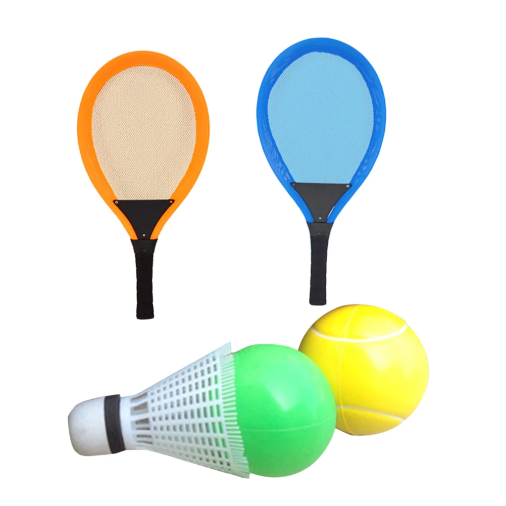 1 Set of Interesting Durable Children Play Game Toy Badminton Tennis Rackets Balls Set Plastic Sports Toys for Indoor Outdoor
1 Set of Interesting Durable Children Play Game Toy Badminton Tennis Rackets Balls Set Plastic Sports Toys for Indoor Outdoor