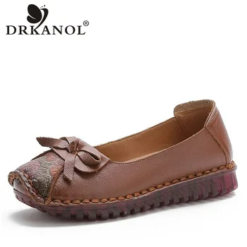 DRKANOL 2020 Spring Slip On Loafers For Women Flat Shoes Handmade Genuine Leather Flats Creepers Print Mocassins Femme H7809
DRKANOL 2020 Spring Slip On Loafers For Women Flat Shoes Handmade Genuine Leather Flats Creepers Print Mocassins Femme H7809