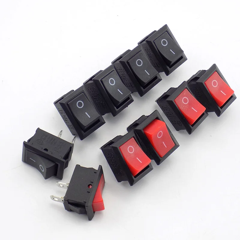 5pcs Boat Rocker Switch On-Off 2Pin Wall Switch 6A 250VAC/ 10A 125VAC 15*21mm Push Button Switch Lamp Power Switch Button
5pcs Boat Rocker Switch On-Off 2Pin Wall Switch 6A 250VAC/ 10A 125VAC 15*21mm Push Button Switch Lamp Power Switch Button