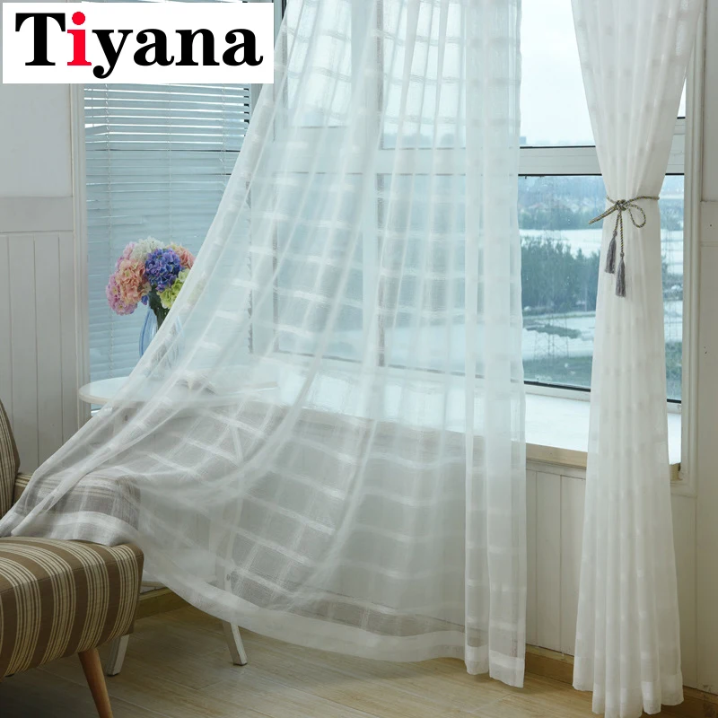 Tiyana Modern Sheer Tulle Curtains For Kitchen Balcony Bedroom White Color Plaid Window Screens Kitchen Home Textiles P040Z30
Tiyana Modern Sheer Tulle Curtains For Kitchen Balcony Bedroom White Color Plaid Window Screens Kitchen Home Textiles P040Z30