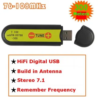 USB FM-DST88-300 transmitter wireless sound card stereo 7.1 channel 76-108mHz /100meters
USB FM-DST88-300 transmitter wireless sound card stereo 7.1 channel 76-108mHz /100meters