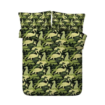 Abstract Cartoon dinosaur bedding for children 4 pieces single bed sheets green duvet cover set full super king size bed linen
Abstract Cartoon dinosaur bedding for children 4 pieces single bed sheets green duvet cover set full super king size bed linen