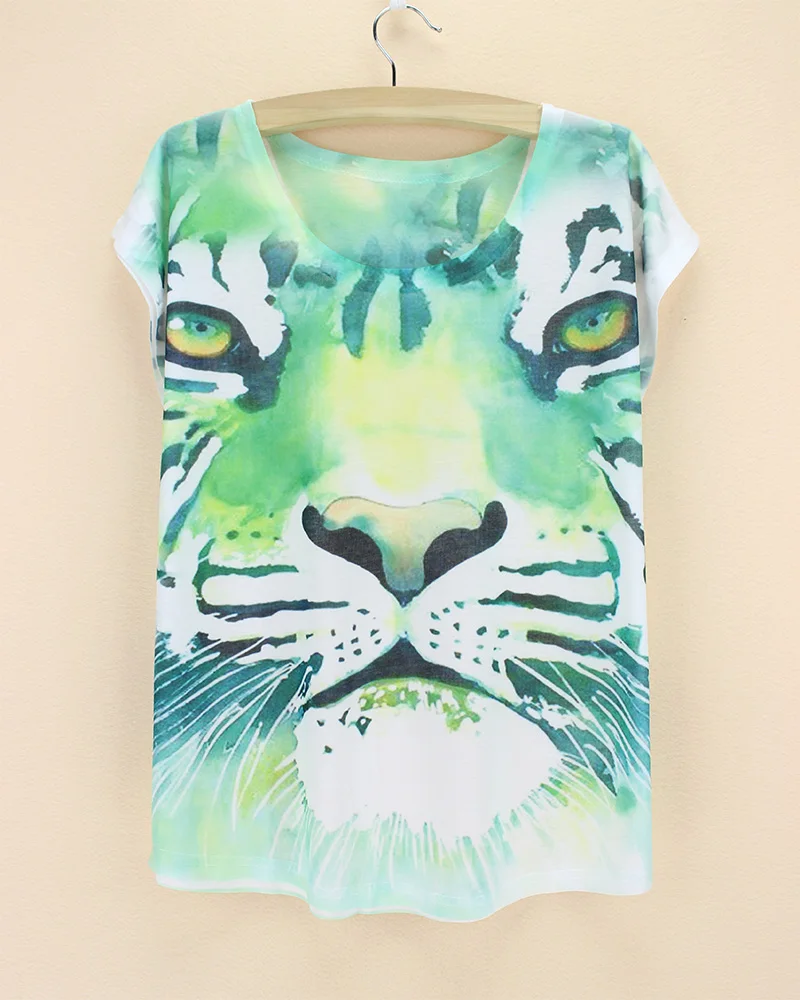 newest design 2015 summer tiger print t-shirt women fashion top tees American & European PLUS SIZE women's novelty t-shirt
newest design 2015 summer tiger print t-shirt women fashion top tees American & European PLUS SIZE women's novelty t-shirt