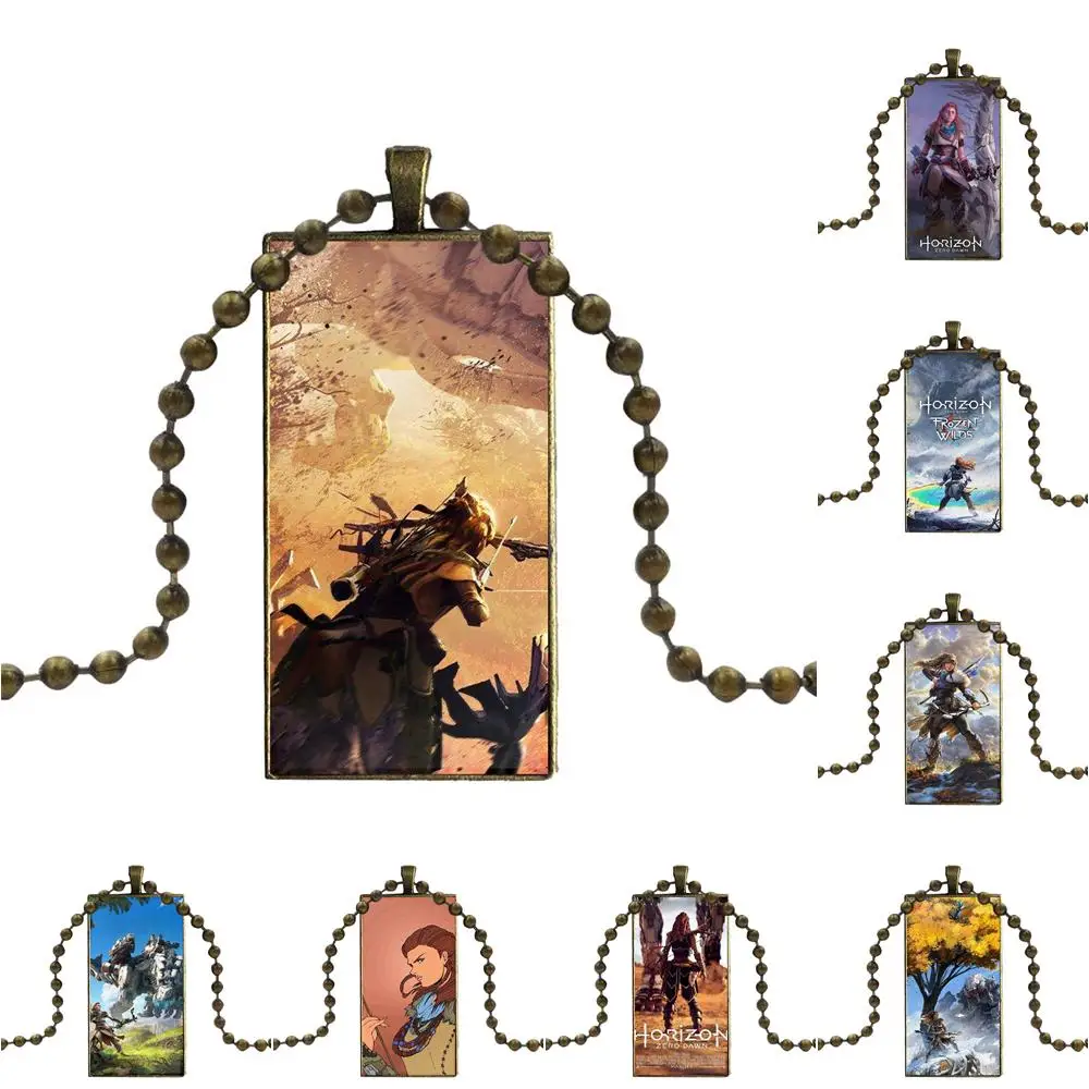 Glass Cabochon Choker Pendant Rectangle Necklace Bronze Color Jewelry For Men Women Gift Game Horizon Zero Dawn Aloy
Glass Cabochon Choker Pendant Rectangle Necklace Bronze Color Jewelry For Men Women Gift Game Horizon Zero Dawn Aloy