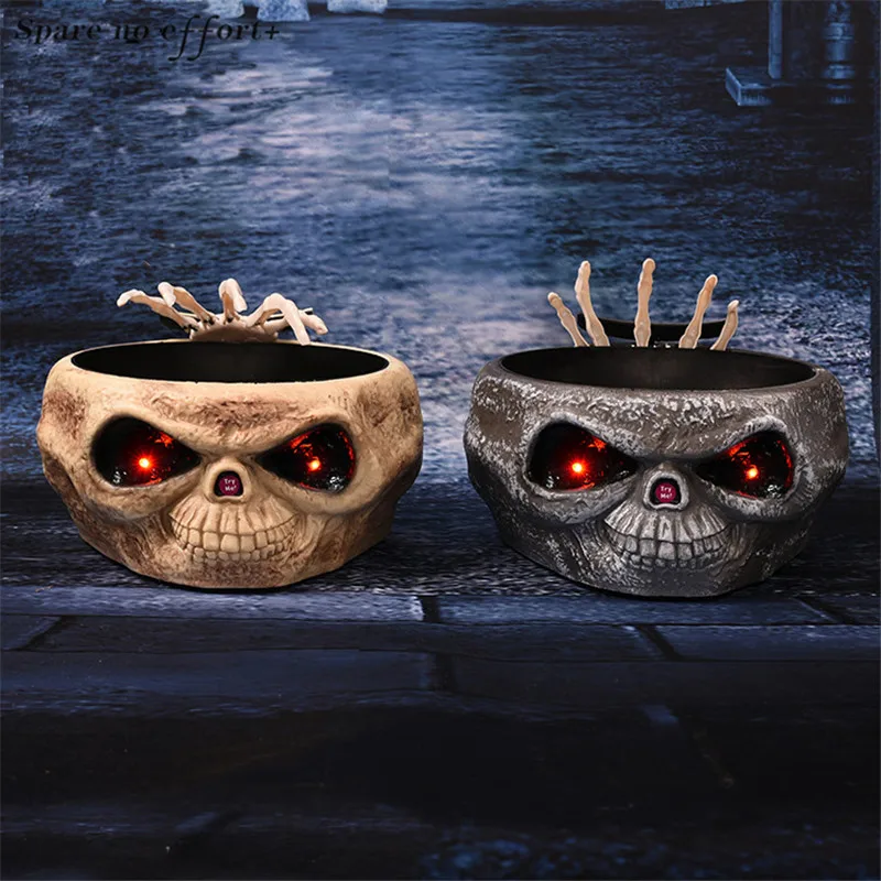 Halloween Decorations Fruit Dish with Jumping Skull Hand Halloween Decor Supplies Candy Organizer Home Party Bar Horror Props
Halloween Decorations Fruit Dish with Jumping Skull Hand Halloween Decor Supplies Candy Organizer Home Party Bar Horror Props
