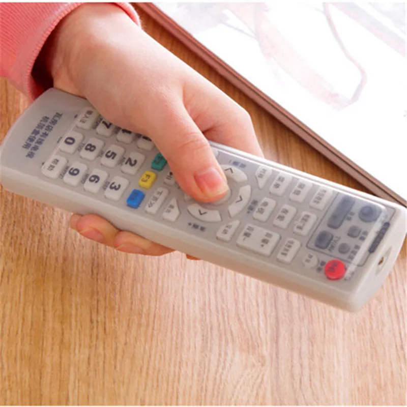 1 pc 4Sizes Remote Control Cover Silicone Transparent TV Remote Control Case Air Conditioning Anti-dust Protect Storage Bag27
1 pc 4Sizes Remote Control Cover Silicone Transparent TV Remote Control Case Air Conditioning Anti-dust Protect Storage Bag27