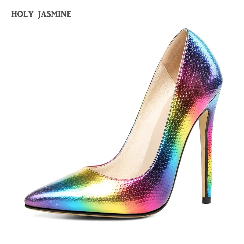 Women shoes Rainbow Color Pointed Toe Slip On Shallow Pumps Summer New Fashion High Thin Heel 10cm Dress Shoes Free Shipping
Women shoes Rainbow Color Pointed Toe Slip On Shallow Pumps Summer New Fashion High Thin Heel 10cm Dress Shoes Free Shipping
