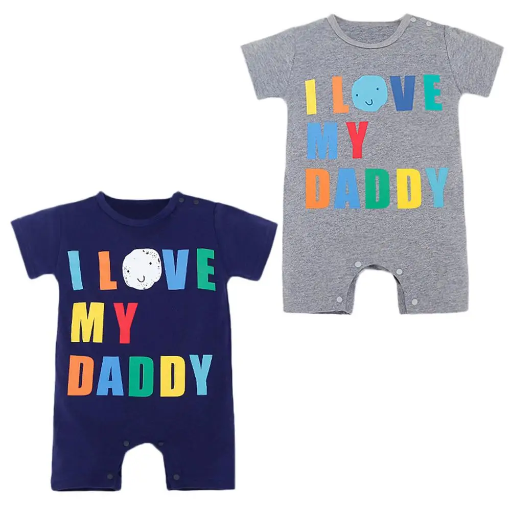 Baby Clothes Summer Infant Baby Boys Girls Soft Cotton Short Sleeve Letter Print Romper Jumpsuit Clothes Comfortable 2019
Baby Clothes Summer Infant Baby Boys Girls Soft Cotton Short Sleeve Letter Print Romper Jumpsuit Clothes Comfortable 2019