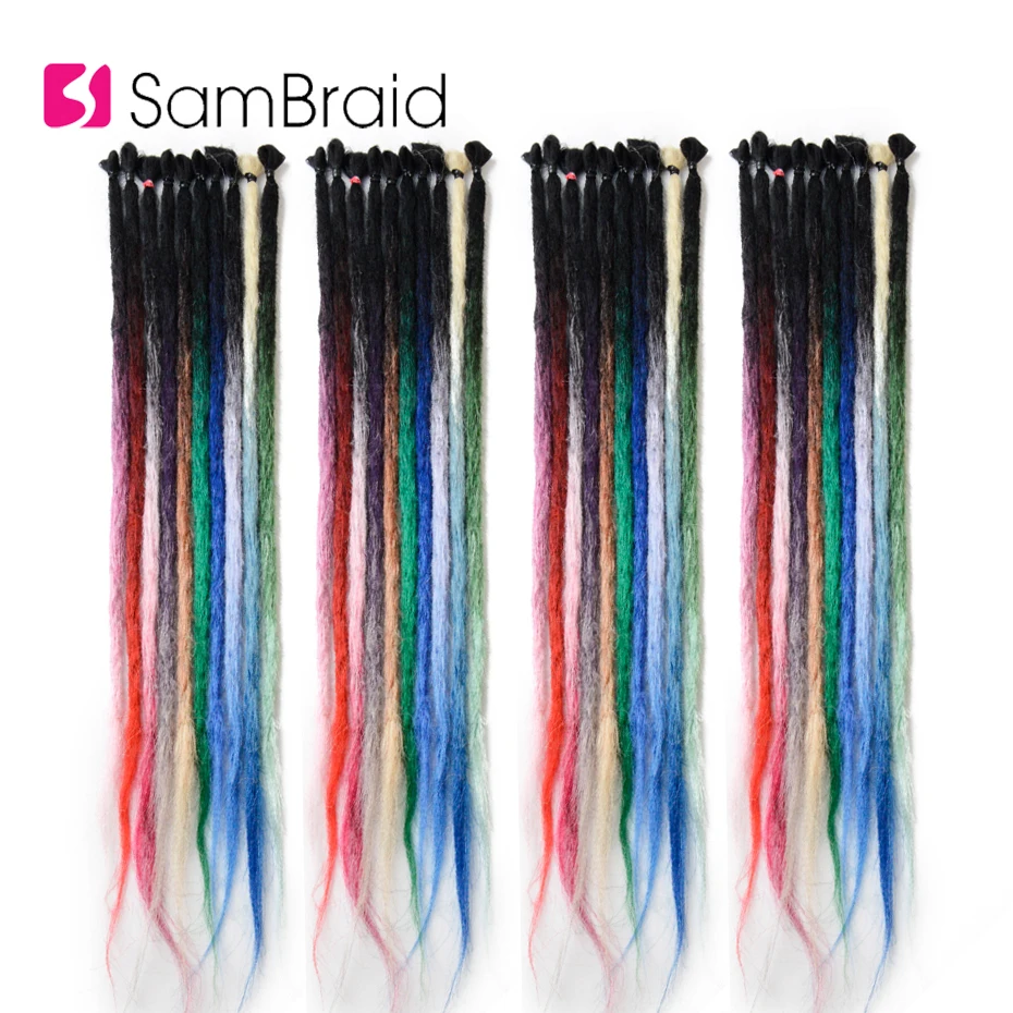 Sambraid Pink Ombre Handmade Dreadlocks Crochet Hai Extensions Low Temperature Fiber Crochet Braids Synthetic Hair 40g/pack
Sambraid Pink Ombre Handmade Dreadlocks Crochet Hai Extensions Low Temperature Fiber Crochet Braids Synthetic Hair 40g/pack
