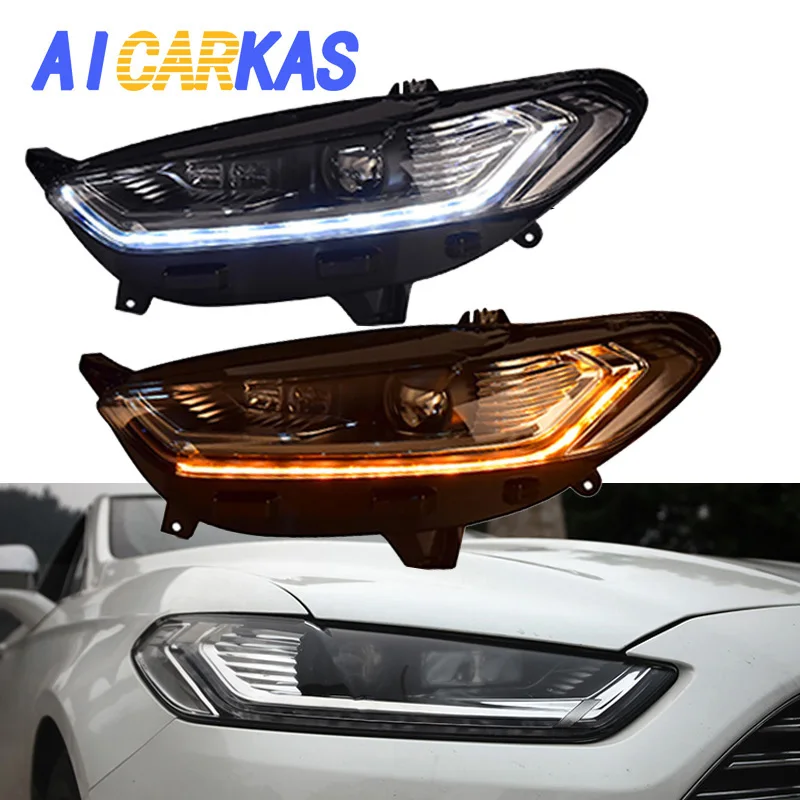 Головной светильник в сборе для Ford Mondeo 2011 2013 Светодиодный дневной с би-ксеноновых