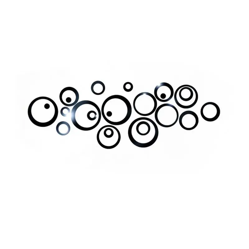 24 Acrylic Circles Wall Decal