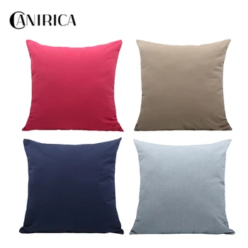 CANIRICA Pillow Case 45*45 100%Cotton Cushion Cover For Living Room Decoration Throw Pillows Cover Home Decor Funda Cojin Solid
CANIRICA Pillow Case 45*45 100%Cotton Cushion Cover For Living Room Decoration Throw Pillows Cover Home Decor Funda Cojin Solid