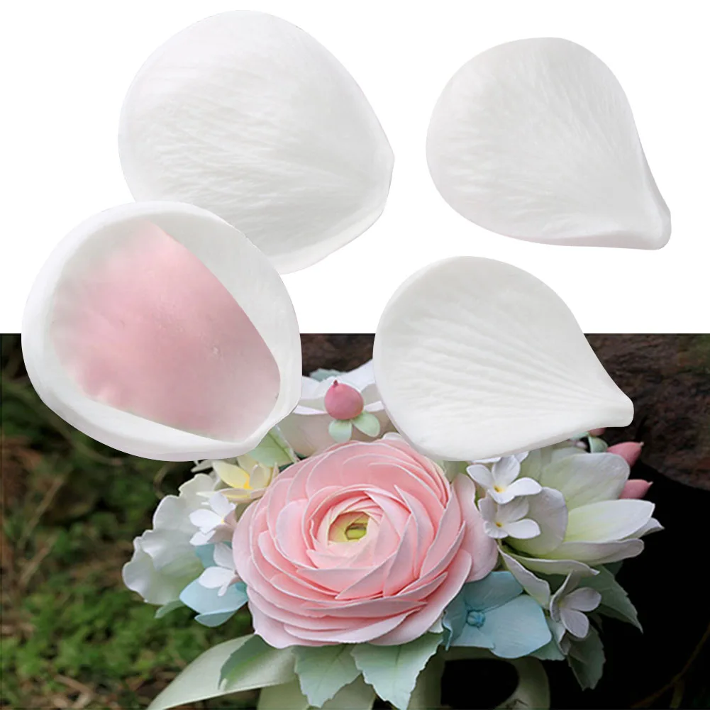 4PCS/Set Sugar Craft Petals Veiner Meridians Flower Simulation Baking Cake Mold Home Non Stick Silicone Heat Resistant Reusable
4PCS/Set Sugar Craft Petals Veiner Meridians Flower Simulation Baking Cake Mold Home Non Stick Silicone Heat Resistant Reusable