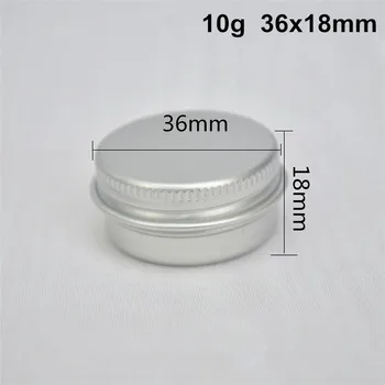 300 X Empty Cosmetic Aluminum Jar Screw Cap 10ml Metal Container For Skin Care Cream Bottle Sample Containers Wholesale
300 X Empty Cosmetic Aluminum Jar Screw Cap 10ml Metal Container For Skin Care Cream Bottle Sample Containers Wholesale