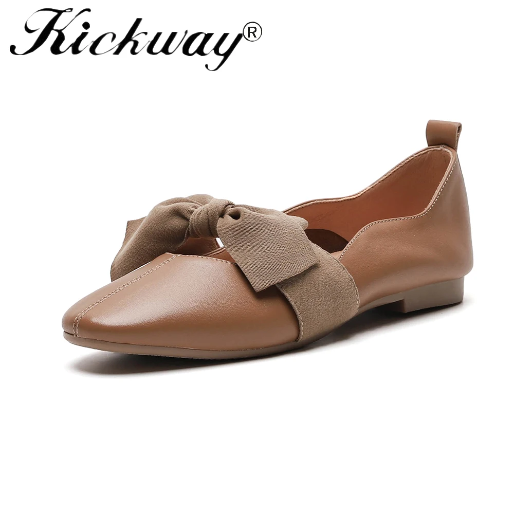 Women Loafers Genuine Leather Round Toe Women Flat Shoes Leather Soft Butterfly-knot Comfortable Leisure Shoes Women Size 34-42
Women Loafers Genuine Leather Round Toe Women Flat Shoes Leather Soft Butterfly-knot Comfortable Leisure Shoes Women Size 34-42