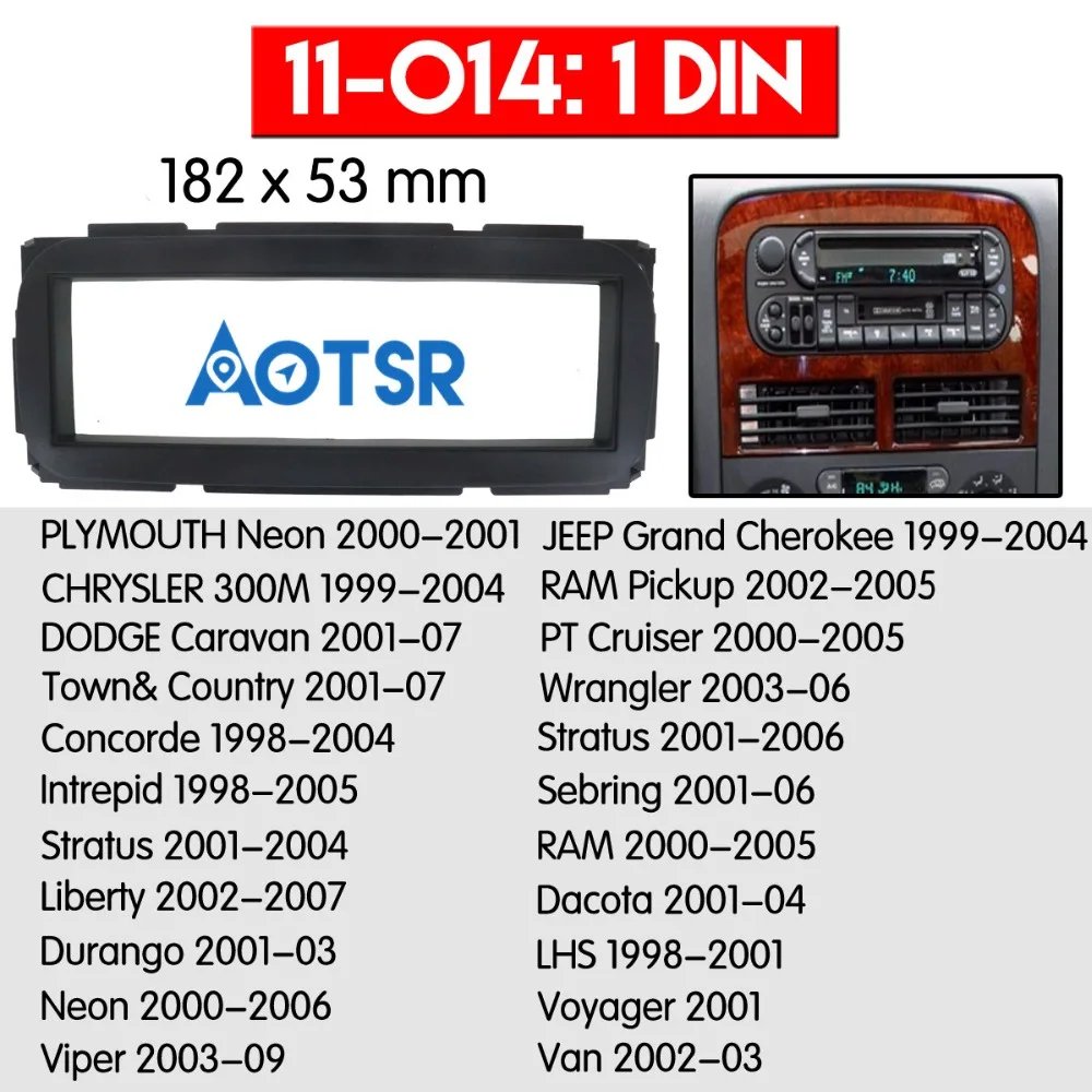 1 din Radio Fascia For CHRYSLER/JEEP/DODGE/PLYMOUTH interchangeable face plate kit frame radio panel dash Black
1 din Radio Fascia For CHRYSLER/JEEP/DODGE/PLYMOUTH interchangeable face plate kit frame radio panel dash Black