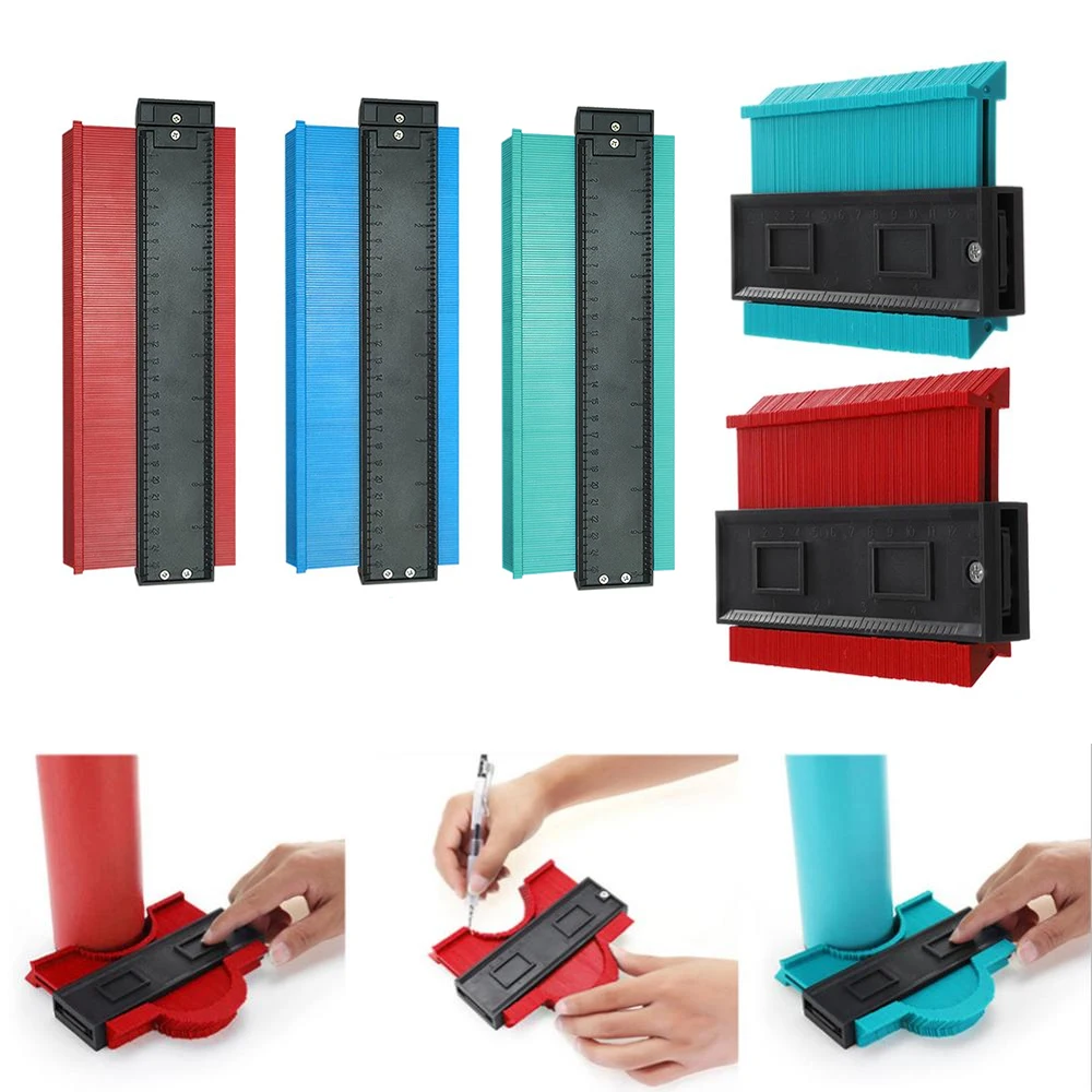 Plastic Irregular Shaper Profile Ruler Gauge Duplicator Contour Scale Template Curvature Scale Tiling Laminate General Tools
Plastic Irregular Shaper Profile Ruler Gauge Duplicator Contour Scale Template Curvature Scale Tiling Laminate General Tools