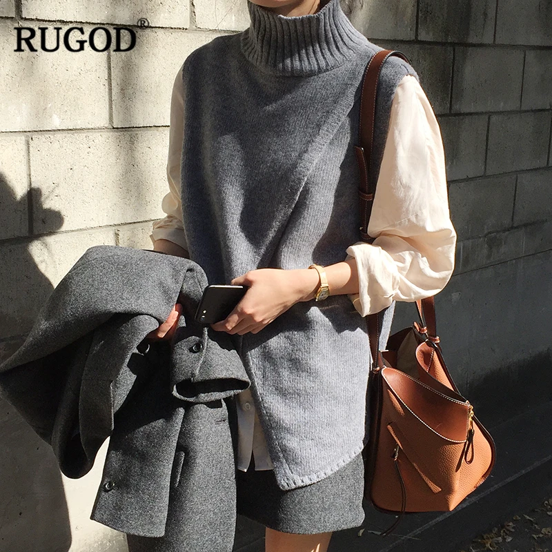 RUGOD 2020 зимняя теплая искусственная кожа элегантная Осенняя мода Водолазка спереди пуловер Сплит жилеты с открытой спиной 2020 зима
RUGOD 2020 зимняя теплая искусственная кожа элегантная Осенняя мода Водолазка спереди пуловер Сплит жилеты с открытой спиной 2020 зима