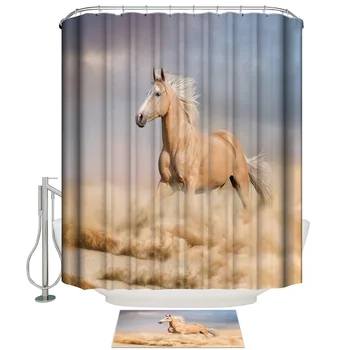 Running Wild Horse Shower Curtain Bath Sets With Rugs 2 Piece Bathroom Set Bathroom Decor Set Waterproof Bathroom Modern Toilet
Running Wild Horse Shower Curtain Bath Sets With Rugs 2 Piece Bathroom Set Bathroom Decor Set Waterproof Bathroom Modern Toilet