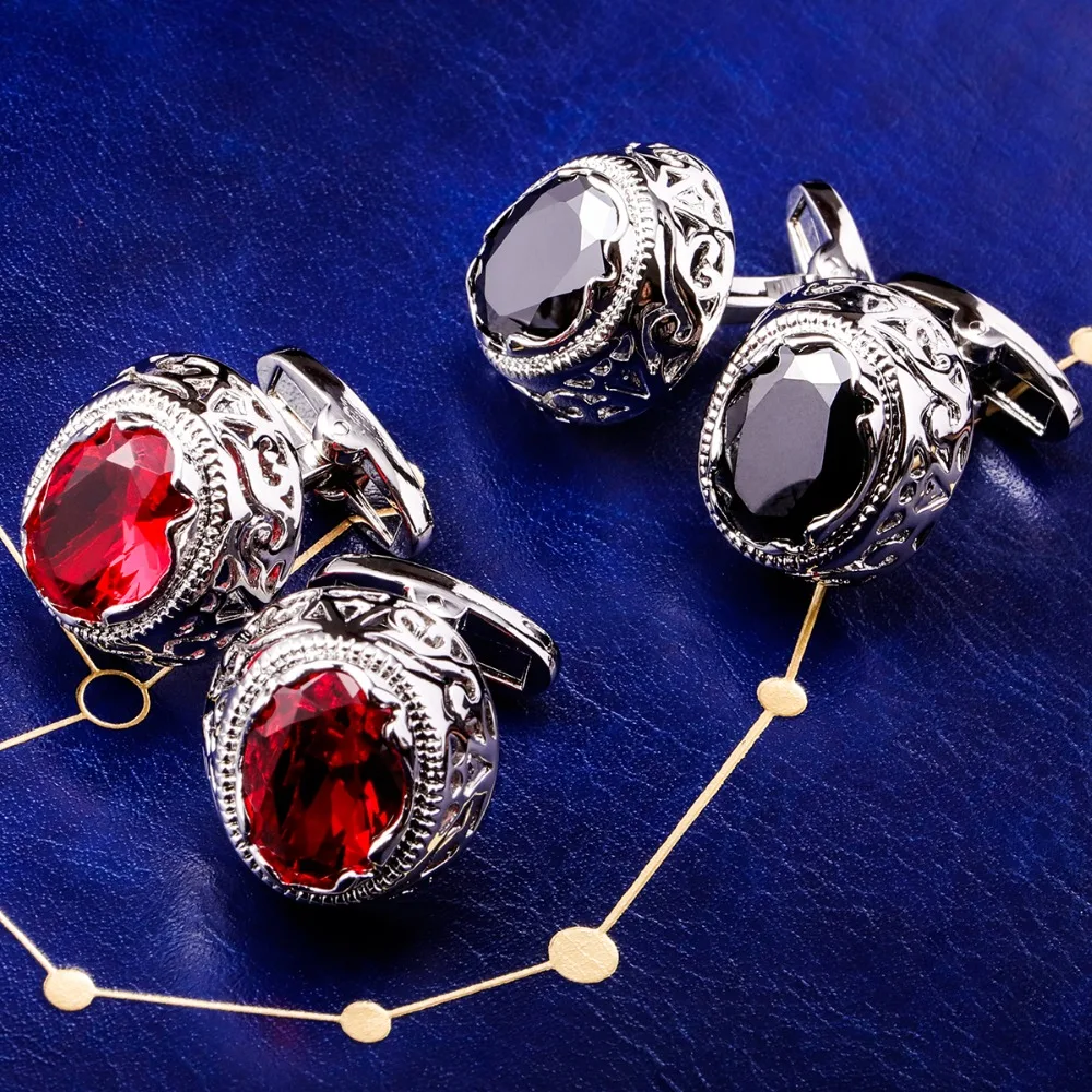 MAISHENOU Fashion Brand Cuff links with Crystal Button High Quality shirt Red cufflinks for mens male Wedding Gift Free Shipping
MAISHENOU Fashion Brand Cuff links with Crystal Button High Quality shirt Red cufflinks for mens male Wedding Gift Free Shipping