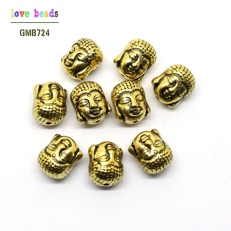 10pcs Gold 10x8mm Buddha Head Spacer Beads Metal Charms for Jewelry Making (W03538)
10pcs Gold 10x8mm Buddha Head Spacer Beads Metal Charms for Jewelry Making (W03538)