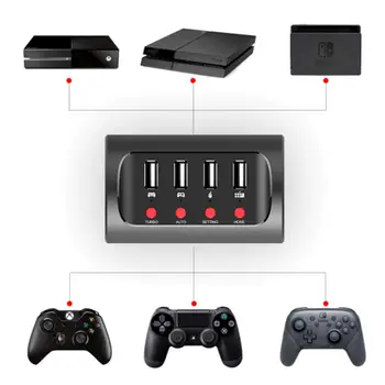 Mini 4-Port Desktop PG-9133 Mouse And Keyboard Extension HUB For Switch/PS4/XBOXONE Converter Exchange Adapter
Mini 4-Port Desktop PG-9133 Mouse And Keyboard Extension HUB For Switch/PS4/XBOXONE Converter Exchange Adapter
