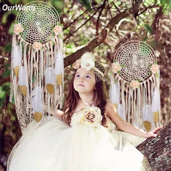 OurWarm DIY Craft Boho Dream Catcher Wedding Decoration Handmade Wall Backdrop Chair Hanging Kids Room Home Party Decoration
OurWarm DIY Craft Boho Dream Catcher Wedding Decoration Handmade Wall Backdrop Chair Hanging Kids Room Home Party Decoration