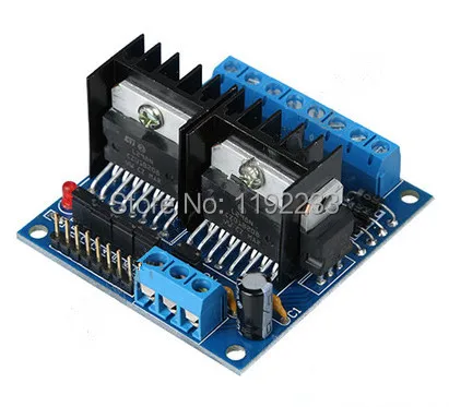 4 Road Motor Drive Module Trolley L298N H Bridge Positive Inversion Control | Электронные компоненты и
