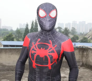 3D Spider-Man Cos Halloween Jumpsuits Conjoined Black Spiderman Costumes Zentai Superhero Bodysuit Mask for Adult Kids
3D Spider-Man Cos Halloween Jumpsuits Conjoined Black Spiderman Costumes Zentai Superhero Bodysuit Mask for Adult Kids