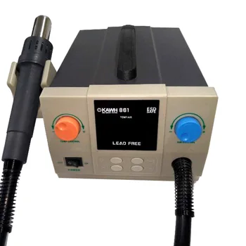 KAWH 861 Lead-Free Thermostatic Heat Gun Soldering Station Intelligent LCD Digital Display Rework Station For Phone Repair
KAWH 861 Lead-Free Thermostatic Heat Gun Soldering Station Intelligent LCD Digital Display Rework Station For Phone Repair