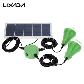 Solar LED Light with 2pcs Bulb Lamp 5W Practical Lighting System for Yard Outdoor Camping Use
Solar LED Light with 2pcs Bulb Lamp 5W Practical Lighting System for Yard Outdoor Camping Use